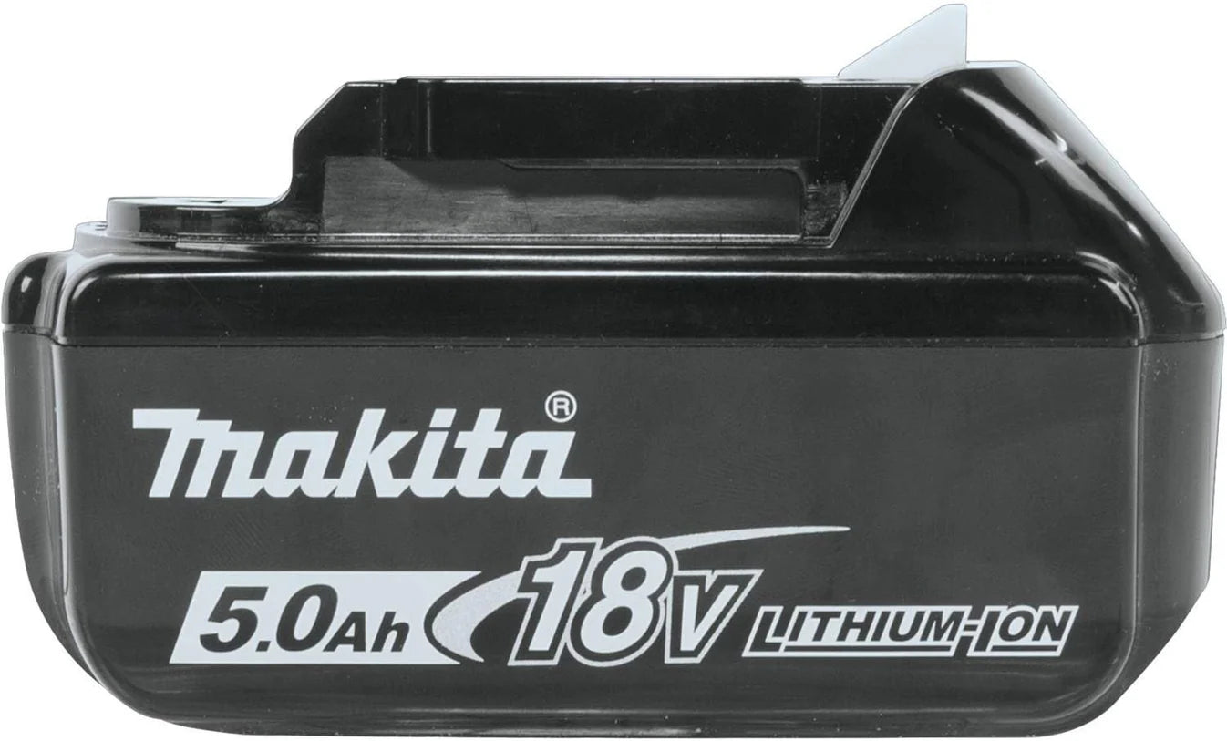 Makita BL1850 18V LXT 5.0Ah Li-Ion Battery Pack (2-Pack) with DC18RC Charger and Type 2 Carrying Case